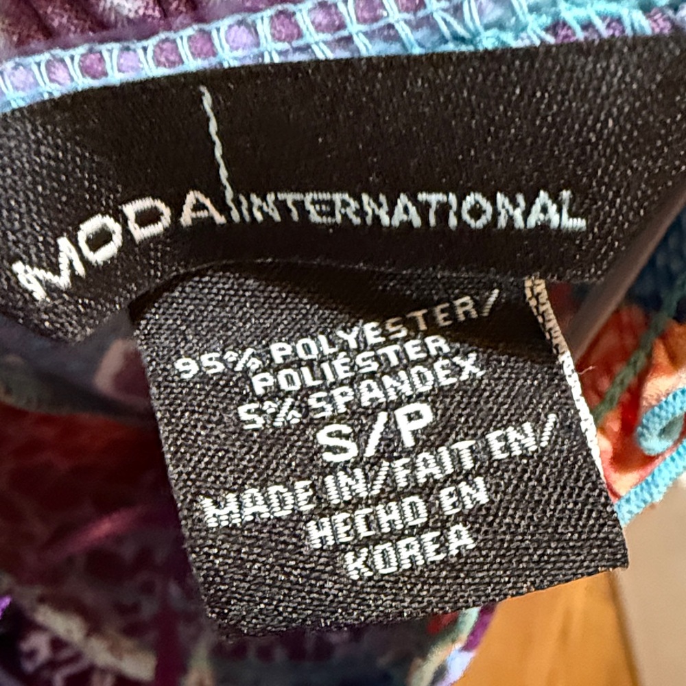Moda International Multicolor Floral Dress NWOT - Picture 2 of 7